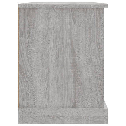 Tv-Meubel 73X35,5X47,5 Cm Bewerkt Hout Eikenkleur 73 x 35.5 x 47.5 cm Grijs sonoma