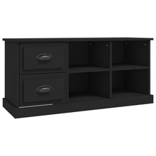 Tv-Meubel 02X35,5X47,5 Cm Bewerkt Hout 102 x 35.5 x 47.5 cm Zwart