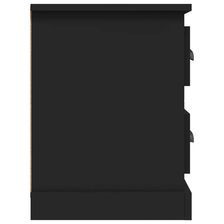 Tv-Meubel 02X35,5X47,5 Cm Bewerkt Hout 102 x 35.5 x 47.5 cm Zwart