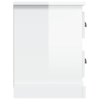 Tv-Meubel 02X35,5X47,5 Cm Bewerkt Hout 102 x 35.5 x 47.5 cm Hoogglans wit