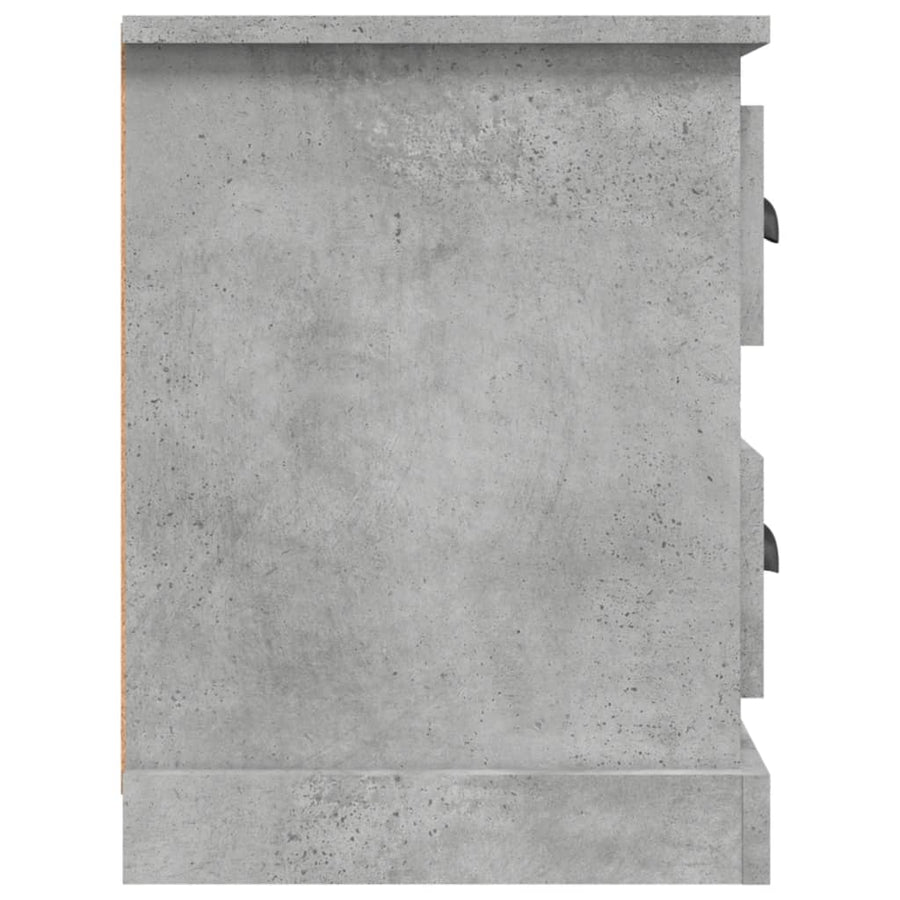 Tv-Meubel 02X35,5X47,5 Cm Bewerkt Hout 102 x 35.5 x 47.5 cm Betongrijs