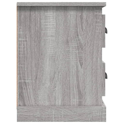 Tv-Meubel 02X35,5X47,5 Cm Bewerkt Hout Eikenkleur 102 x 35.5 x 47.5 cm Grijs sonoma