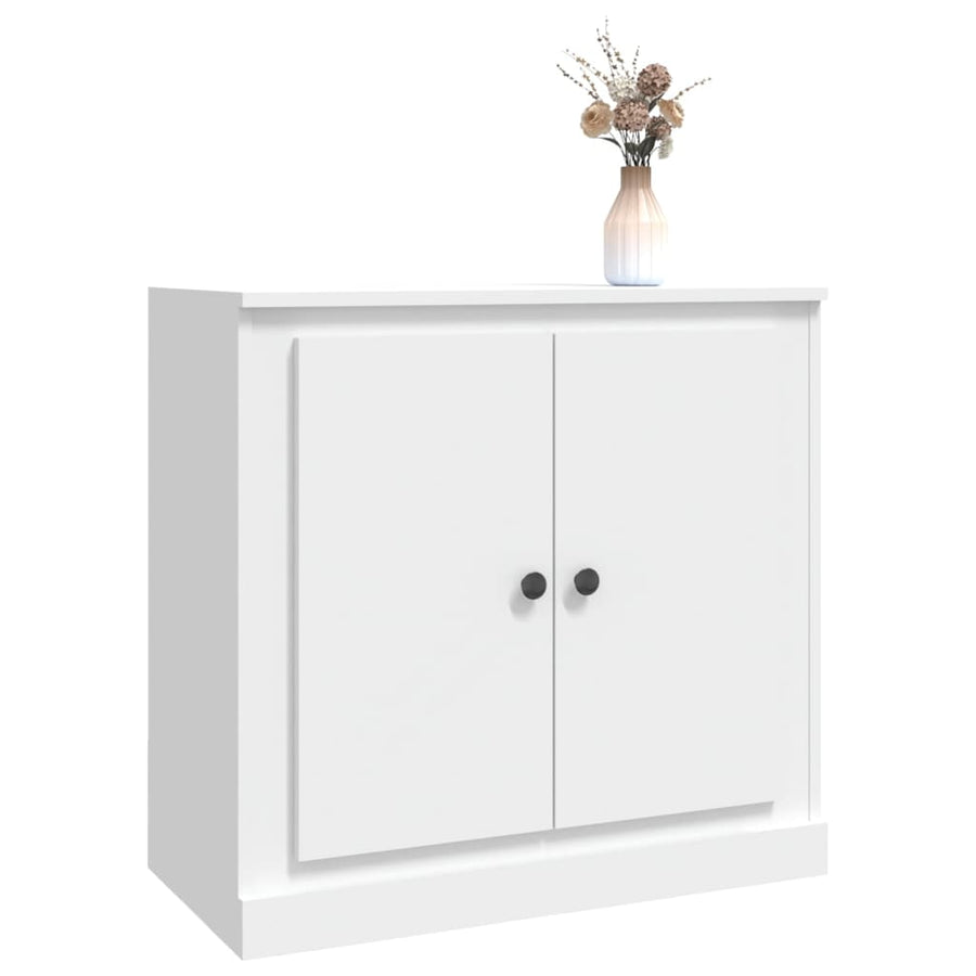 Dressoir 70X35,5X67,5 Cm Bewerkt Hout Wit