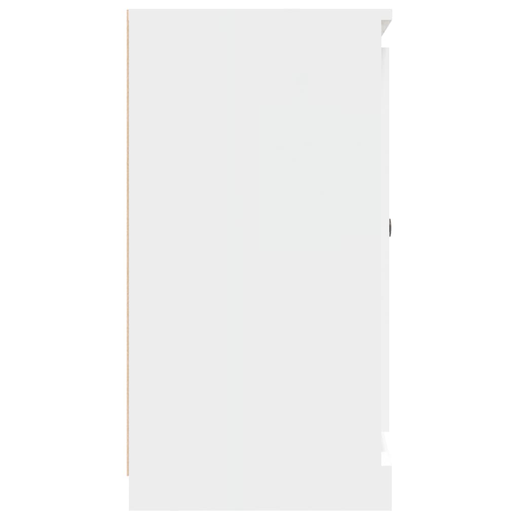Dressoir 70X35,5X67,5 Cm Bewerkt Hout Wit