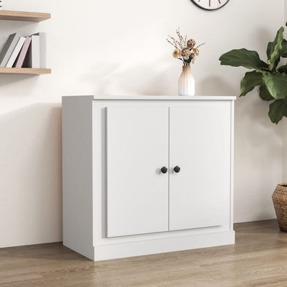 Dressoir 70X35,5X67,5 Cm Bewerkt Hout Wit