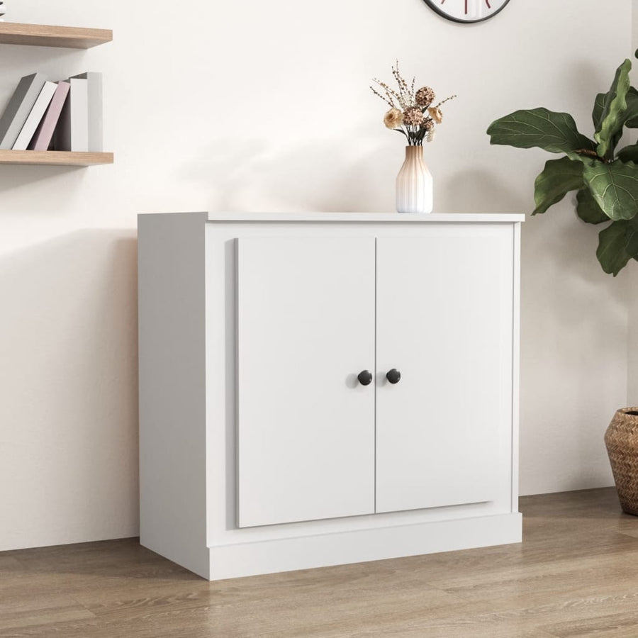 Dressoir 70X35,5X67,5 Cm Bewerkt Hout Wit