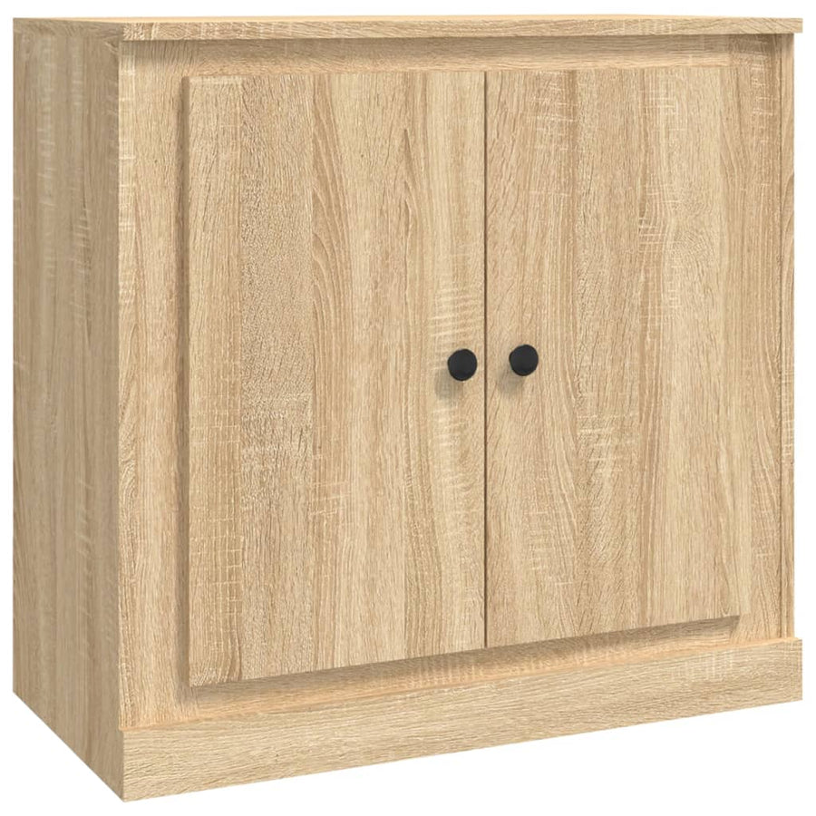 Dressoir 70X35,5X67,5 Cm Bewerkt Hout Kleurig Sonoma eiken