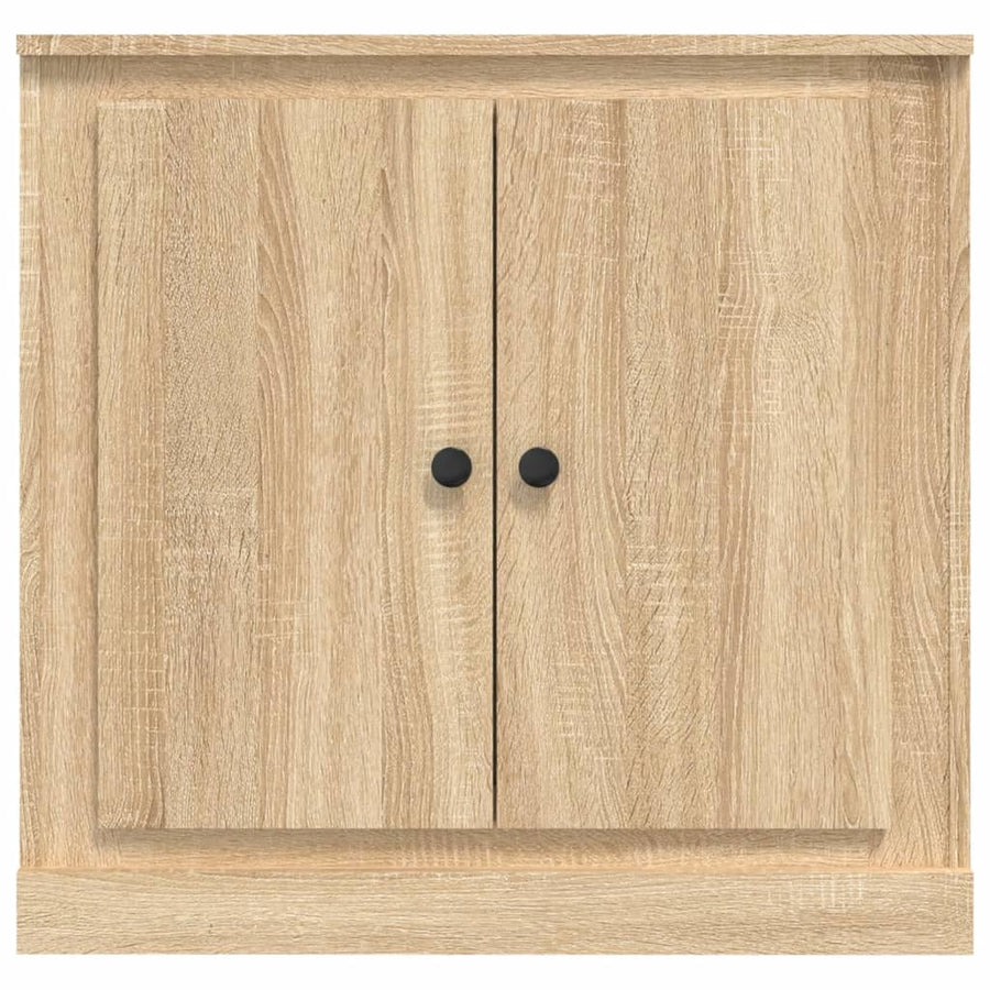 Dressoir 70X35,5X67,5 Cm Bewerkt Hout Kleurig Sonoma eiken