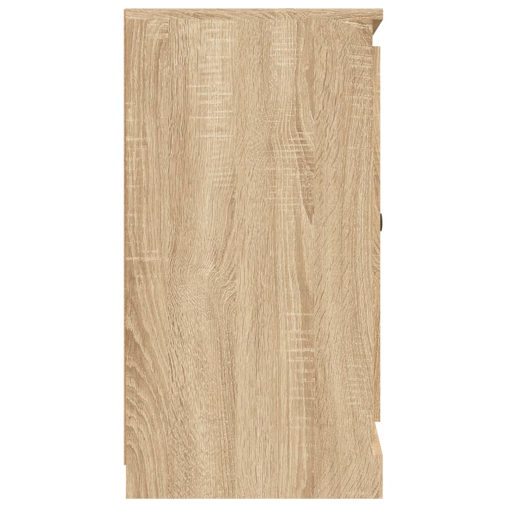 Dressoir 70X35,5X67,5 Cm Bewerkt Hout Kleurig Sonoma eiken