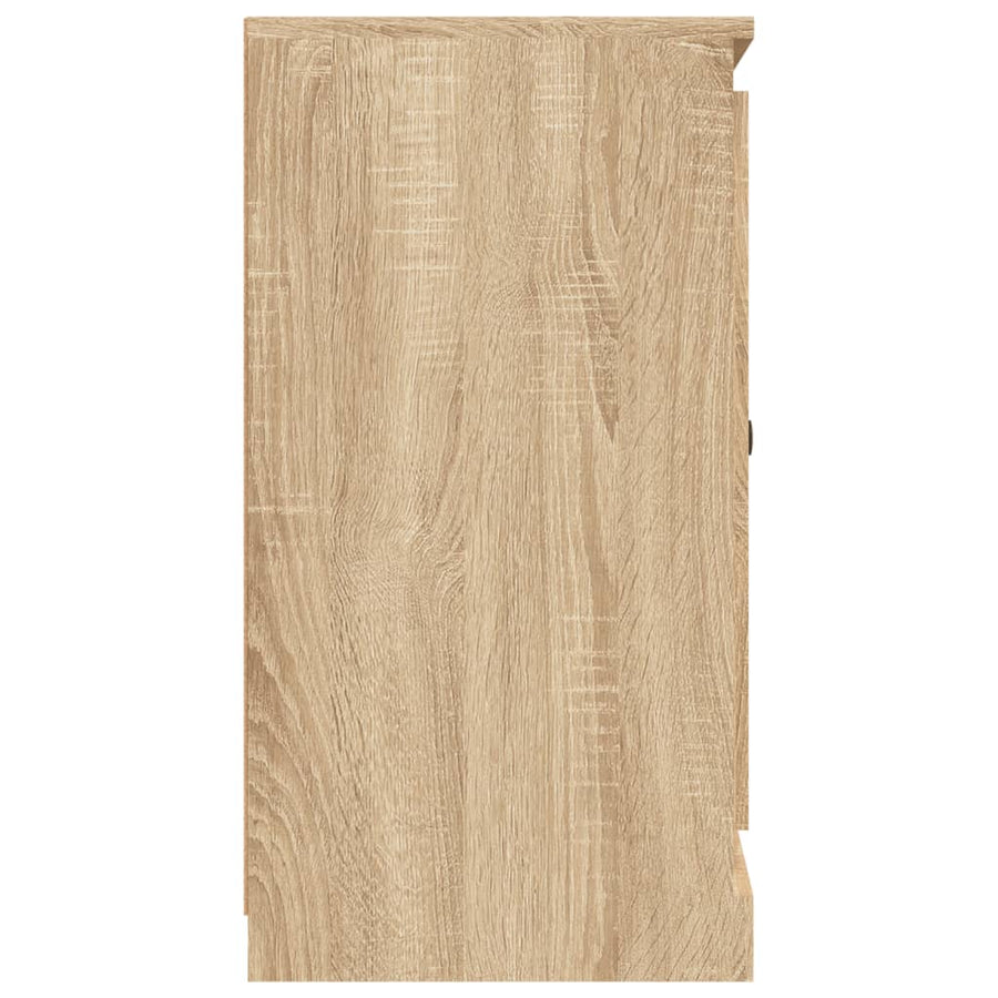 Dressoir 70X35,5X67,5 Cm Bewerkt Hout Kleurig Sonoma eiken