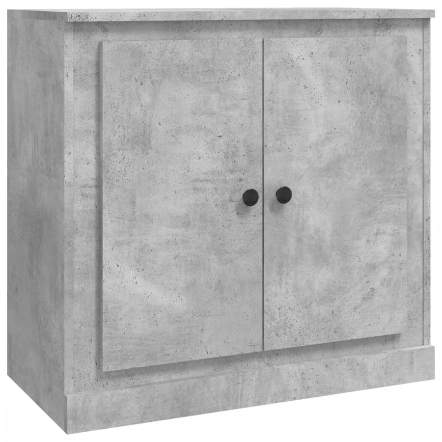 Dressoir 70X35,5X67,5 Cm Bewerkt Hout Betongrijs