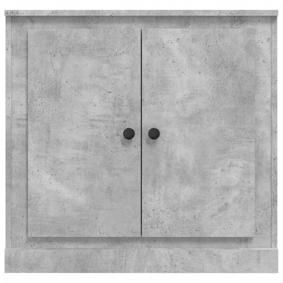 Dressoir 70X35,5X67,5 Cm Bewerkt Hout Betongrijs