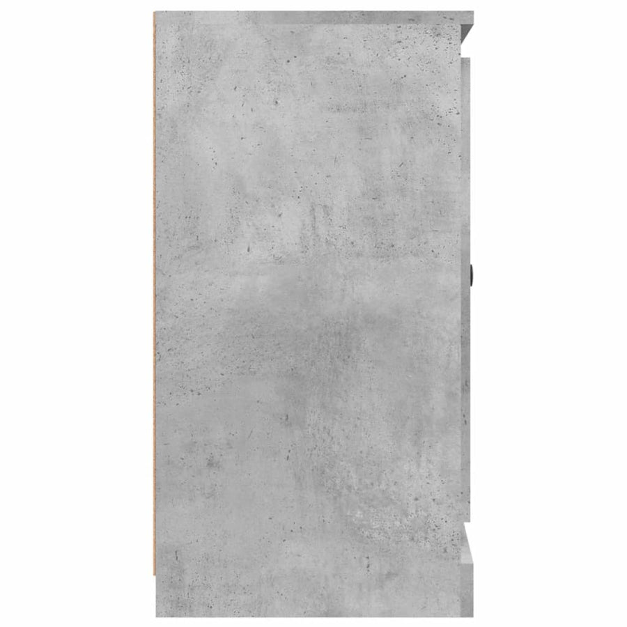 Dressoir 70X35,5X67,5 Cm Bewerkt Hout Betongrijs
