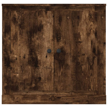 Dressoir 70X35,5X67,5 Cm Bewerkt Hout Kleurig Gerookt eiken