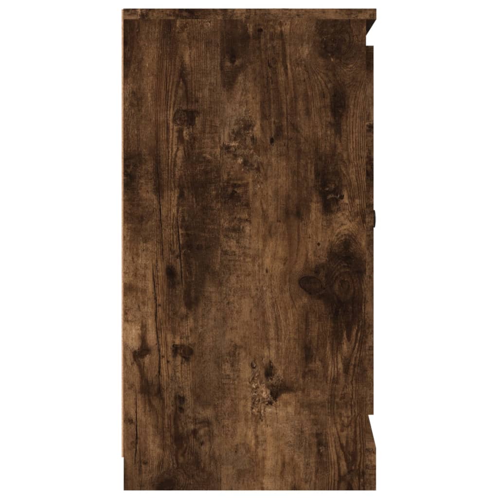 Dressoir 70X35,5X67,5 Cm Bewerkt Hout Kleurig Gerookt eiken