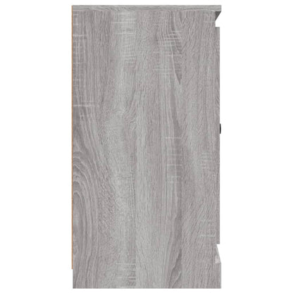 Dressoir 70X35,5X67,5 Cm Bewerkt Hout Eikenkleurig Grijs sonoma