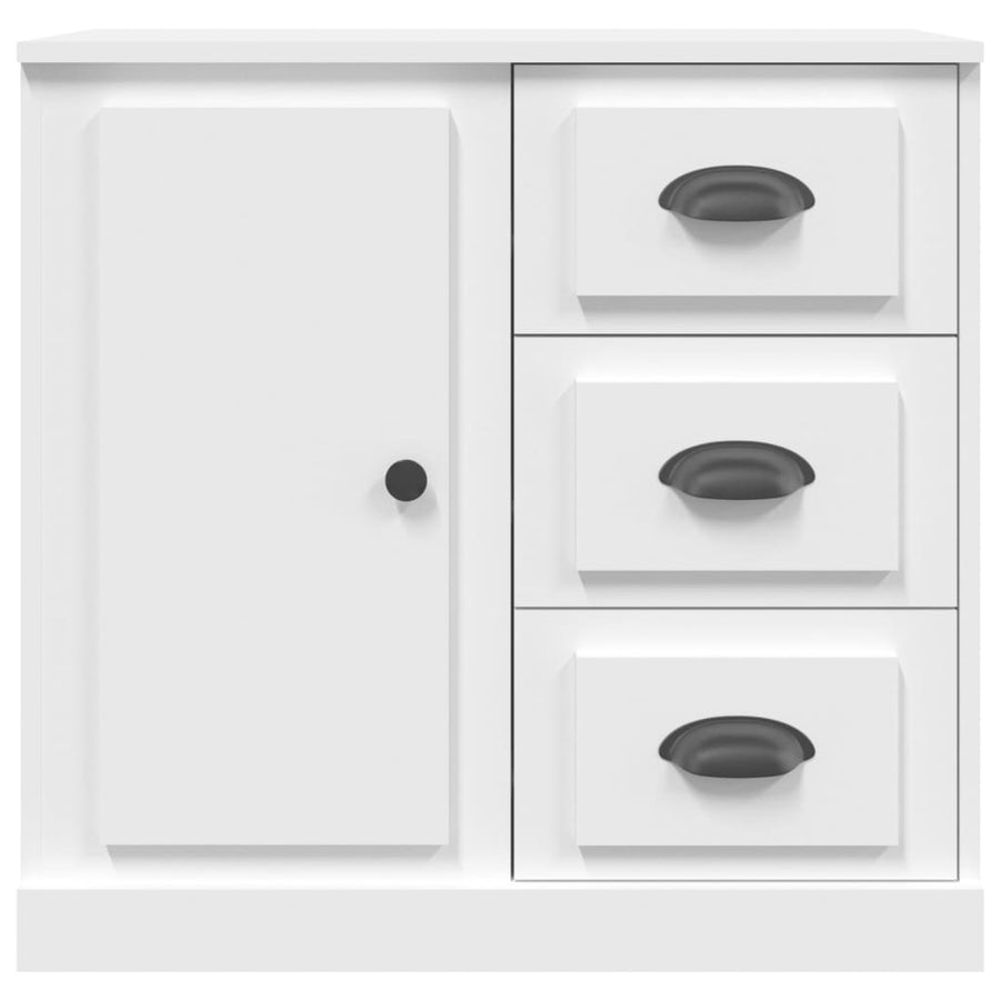 Dressoir 70X35,5X67,5 Cm Bewerkt Hout Wit
