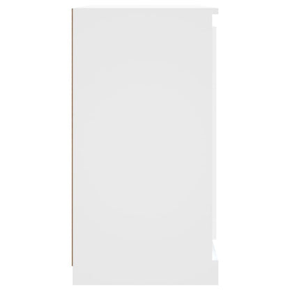 Dressoir 70X35,5X67,5 Cm Bewerkt Hout Wit