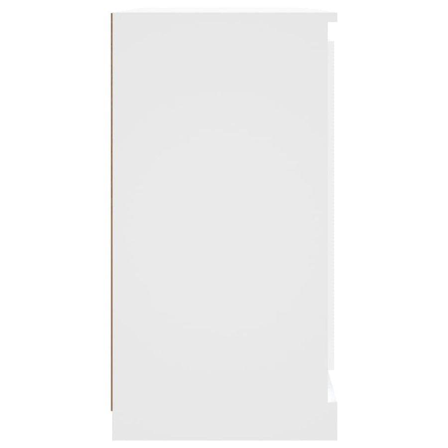 Dressoir 70X35,5X67,5 Cm Bewerkt Hout Wit
