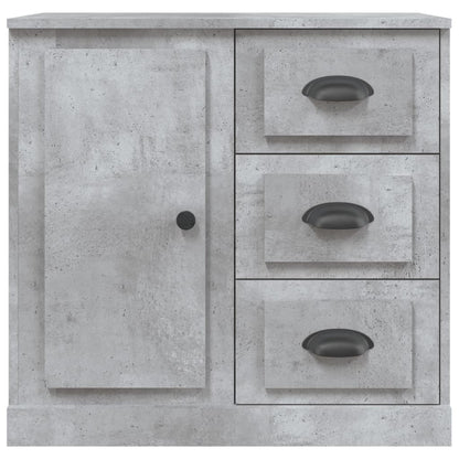 Dressoir 70X35,5X67,5 Cm Bewerkt Hout Betongrijs