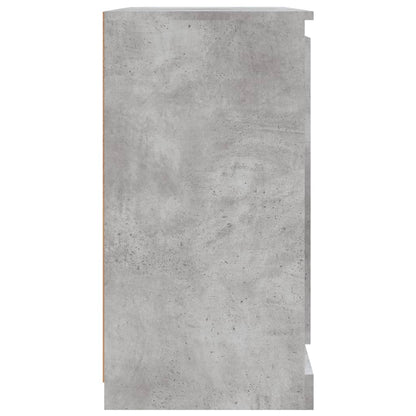Dressoir 70X35,5X67,5 Cm Bewerkt Hout Betongrijs
