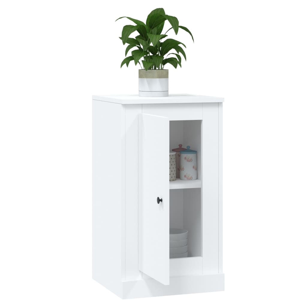 Dressoir 37,5X35,5X67,5 Cm Bewerkt Hout Wit