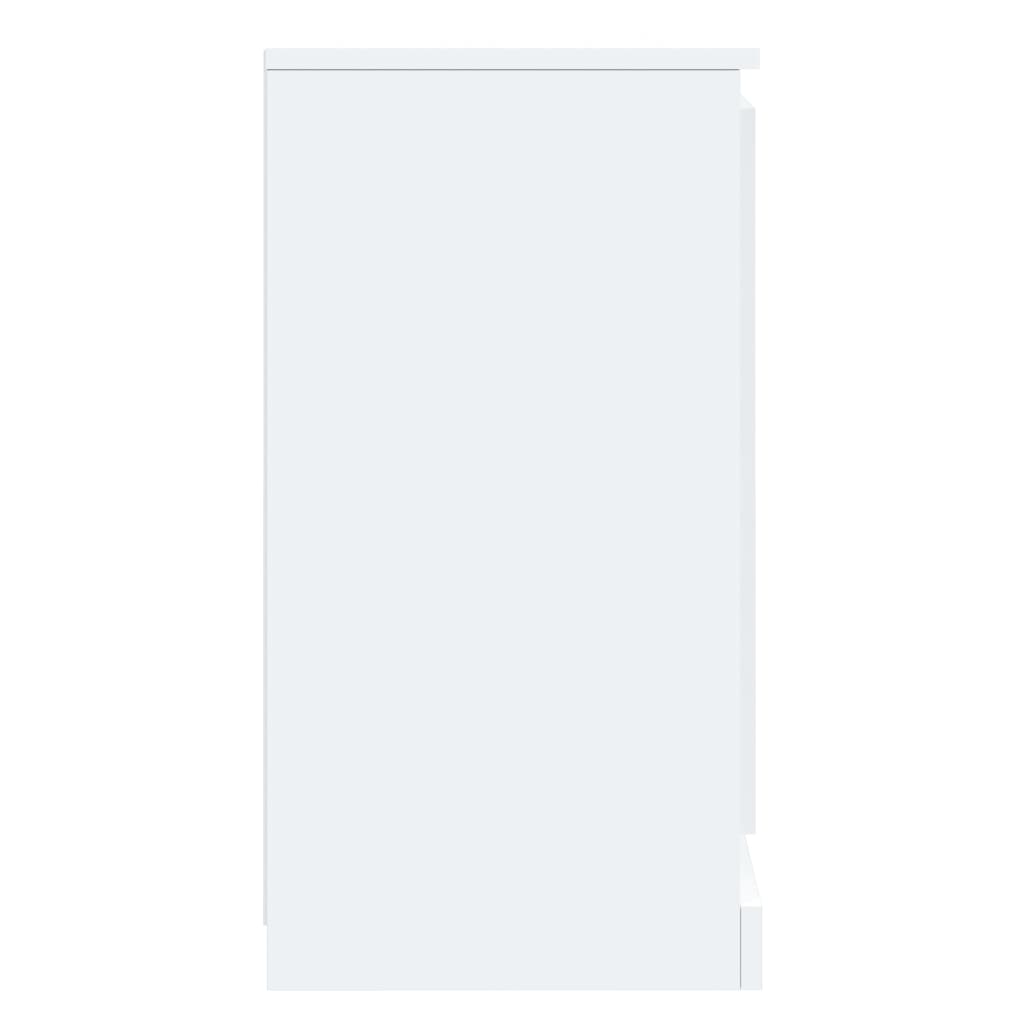 Dressoir 37,5X35,5X67,5 Cm Bewerkt Hout Wit