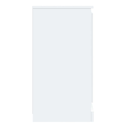 Dressoir 37,5X35,5X67,5 Cm Bewerkt Hout Wit