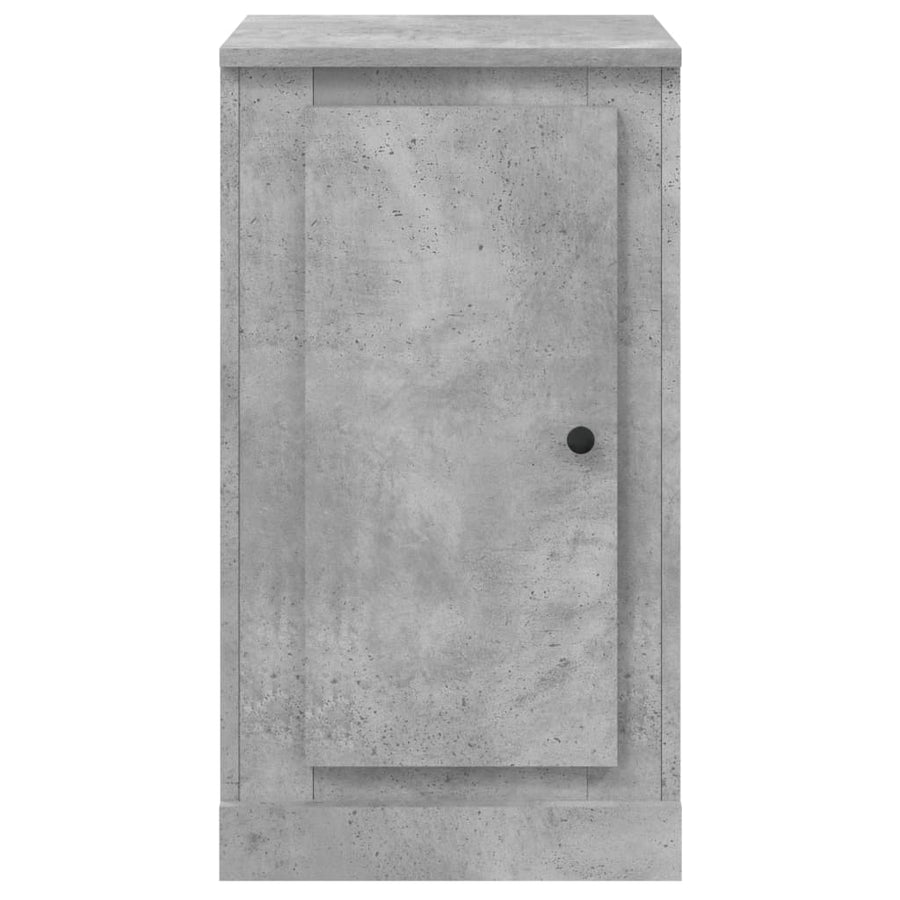 Dressoir 37,5X35,5X67,5 Cm Bewerkt Hout Betongrijs