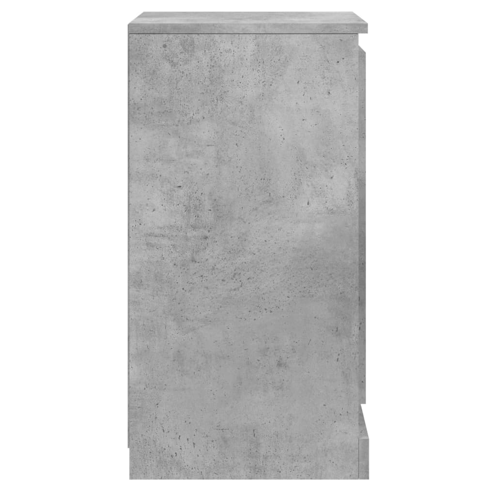 Dressoir 37,5X35,5X67,5 Cm Bewerkt Hout Betongrijs