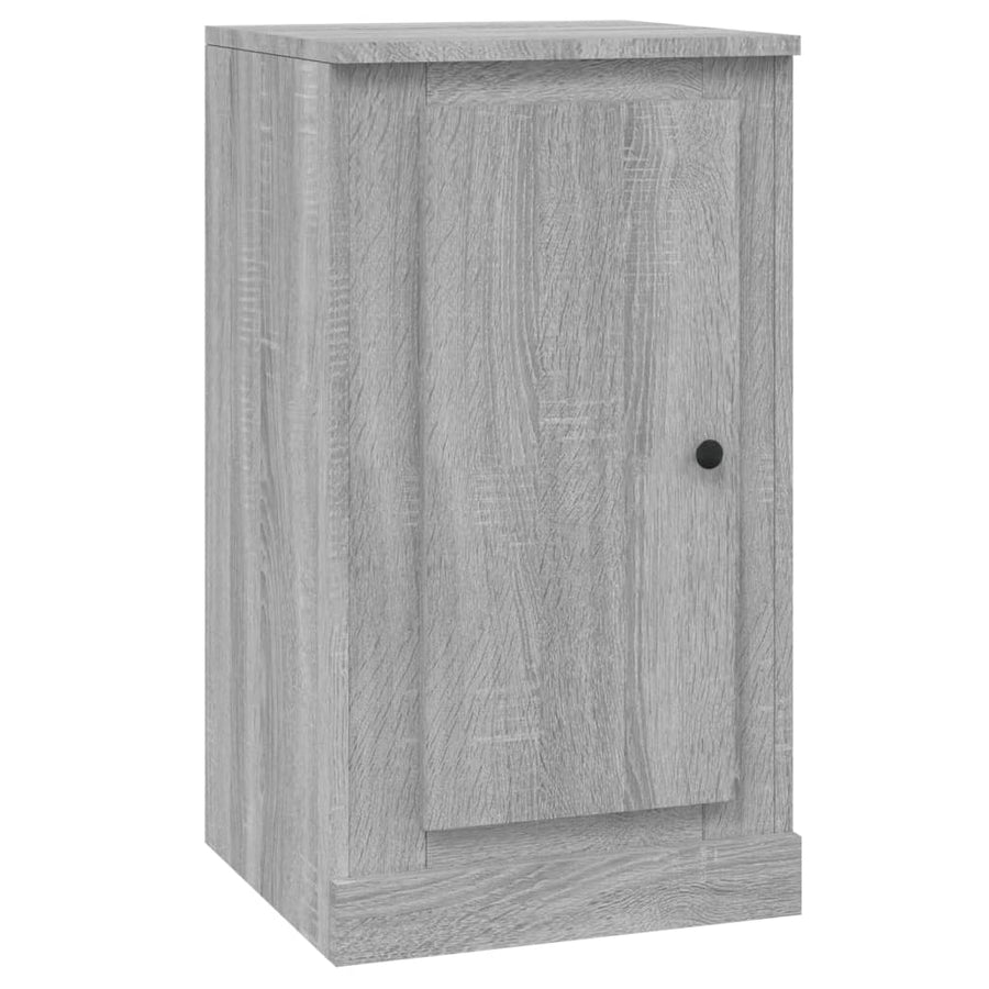 Dressoir 37,5X35,5X67,5 Cm Bewerkt Hout Grijs Sonoma Eikenkleur