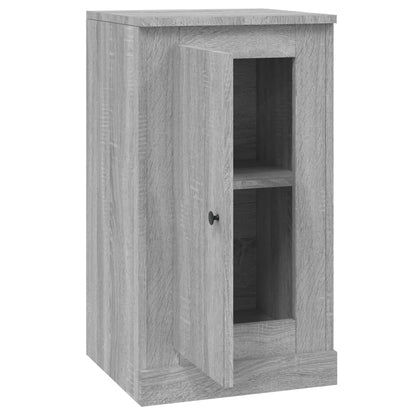Dressoir 37,5X35,5X67,5 Cm Bewerkt Hout Grijs Sonoma Eikenkleur