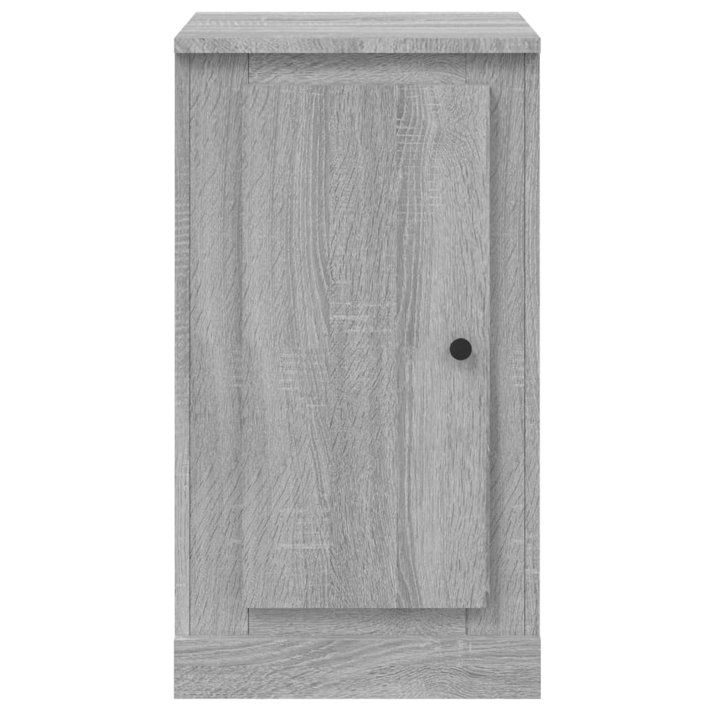 Dressoir 37,5X35,5X67,5 Cm Bewerkt Hout Grijs Sonoma Eikenkleur