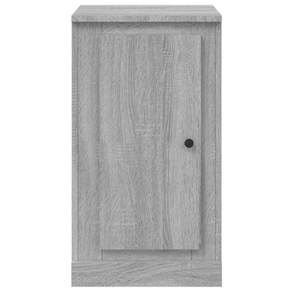 Dressoir 37,5X35,5X67,5 Cm Bewerkt Hout Grijs Sonoma Eikenkleur