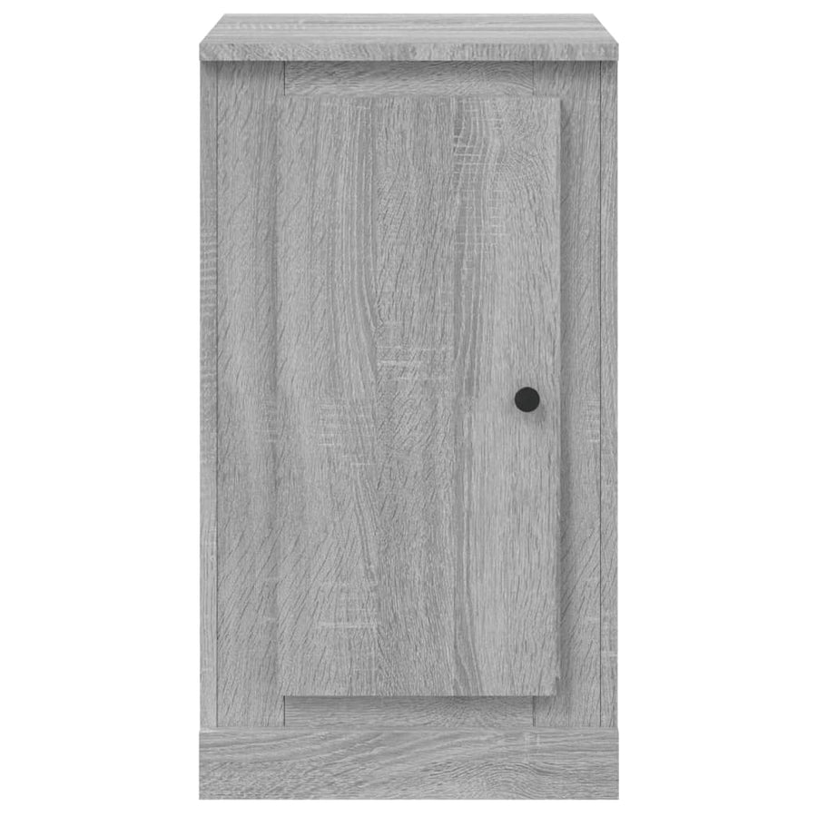 Dressoir 37,5X35,5X67,5 Cm Bewerkt Hout Grijs Sonoma Eikenkleur