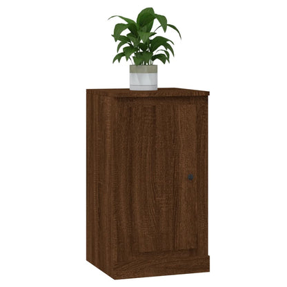 Dressoir 37,5x35,5x67,5 cm bewerkt hout bruin eikenkleur