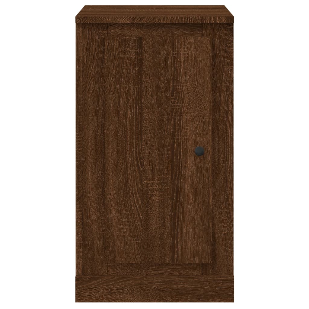 Dressoir 37,5x35,5x67,5 cm bewerkt hout bruin eikenkleur