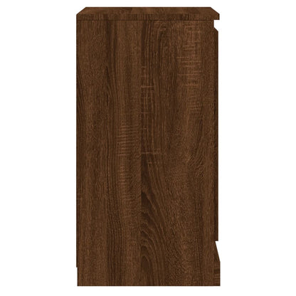 Dressoir 37,5x35,5x67,5 cm bewerkt hout bruin eikenkleur