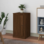 Sideboard 37.5x35.5x67.5 cm carved wood brown oak color