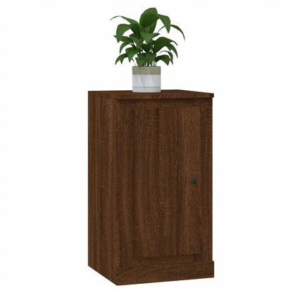 Dressoirs 2 St 37,5X35,5X67,5 Cm Bewerkt Hout Bruin Eikenkleur