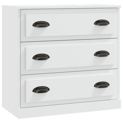 Dressoir 70X35,5X67,5 Cm Bewerkt Hout Wit