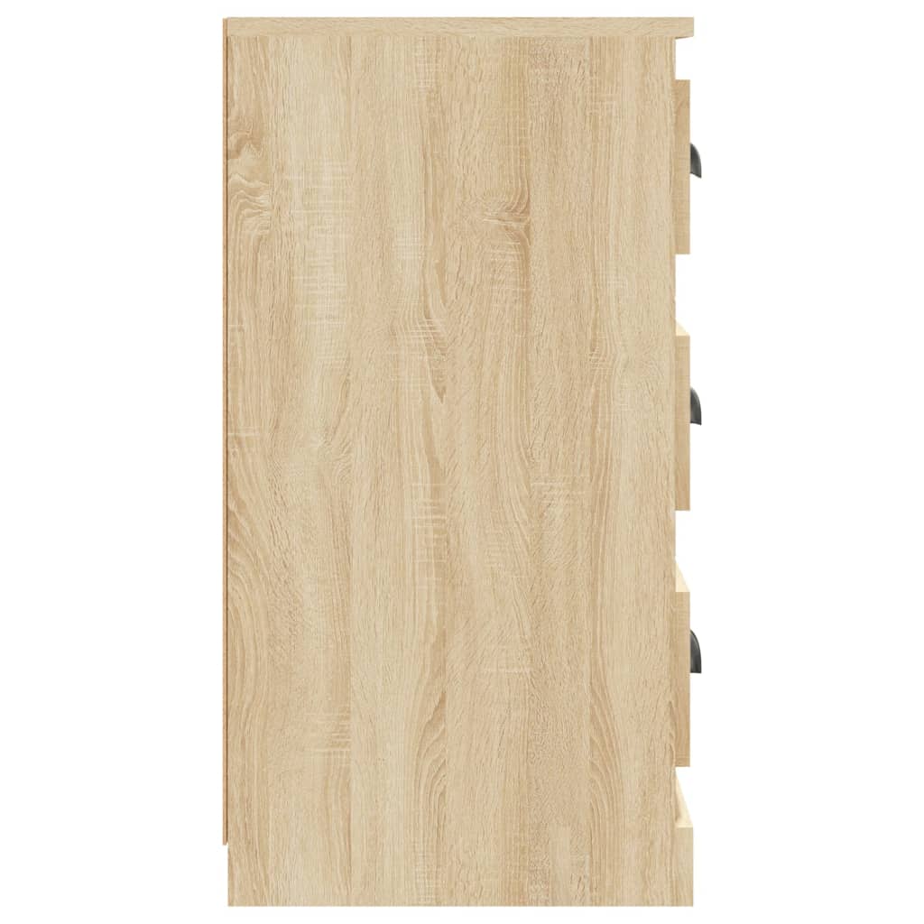 Dressoir 70X35,5X67,5 Cm Bewerkt Hout Kleurig Sonoma eiken