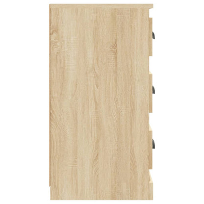 Dressoir 70X35,5X67,5 Cm Bewerkt Hout Kleurig Sonoma eiken