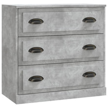 Dressoir 70X35,5X67,5 Cm Bewerkt Hout Betongrijs