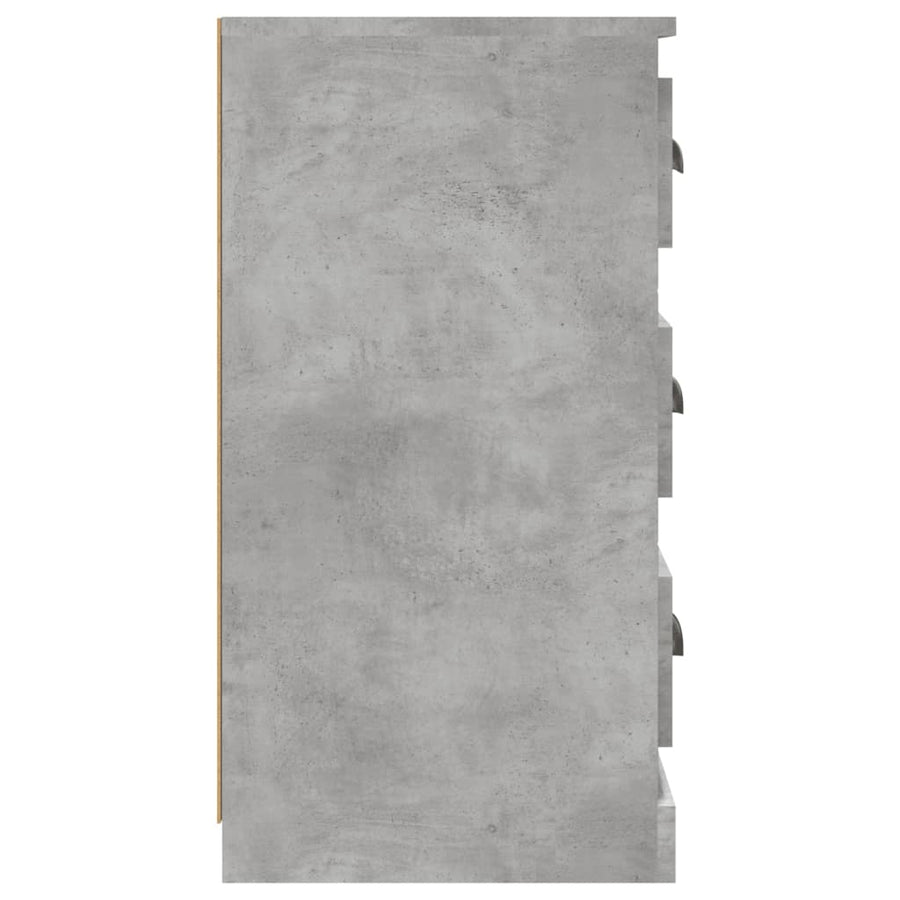 Dressoir 70X35,5X67,5 Cm Bewerkt Hout Betongrijs