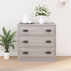 Sideboard 70x35.5x67.5 cm engineered wood grey sonoma oak finish