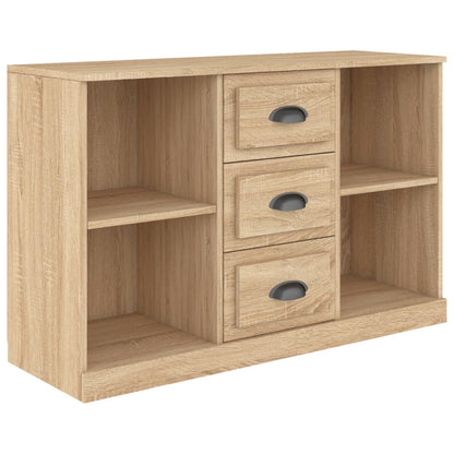 Dressoir 104,5X35,5X67,5 Cm Bewerkt Hout Kleurig Sonoma eiken