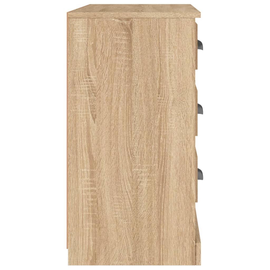 Dressoir 104,5X35,5X67,5 Cm Bewerkt Hout Kleurig Sonoma eiken