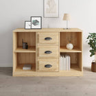 Sideboard 104.5X35.5X67.5 Cm Engineered Wood Sonoma Oak Colored