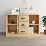 Dressoir 104,5x35,5x67,5 cm bewerkt hout sonoma eiken
